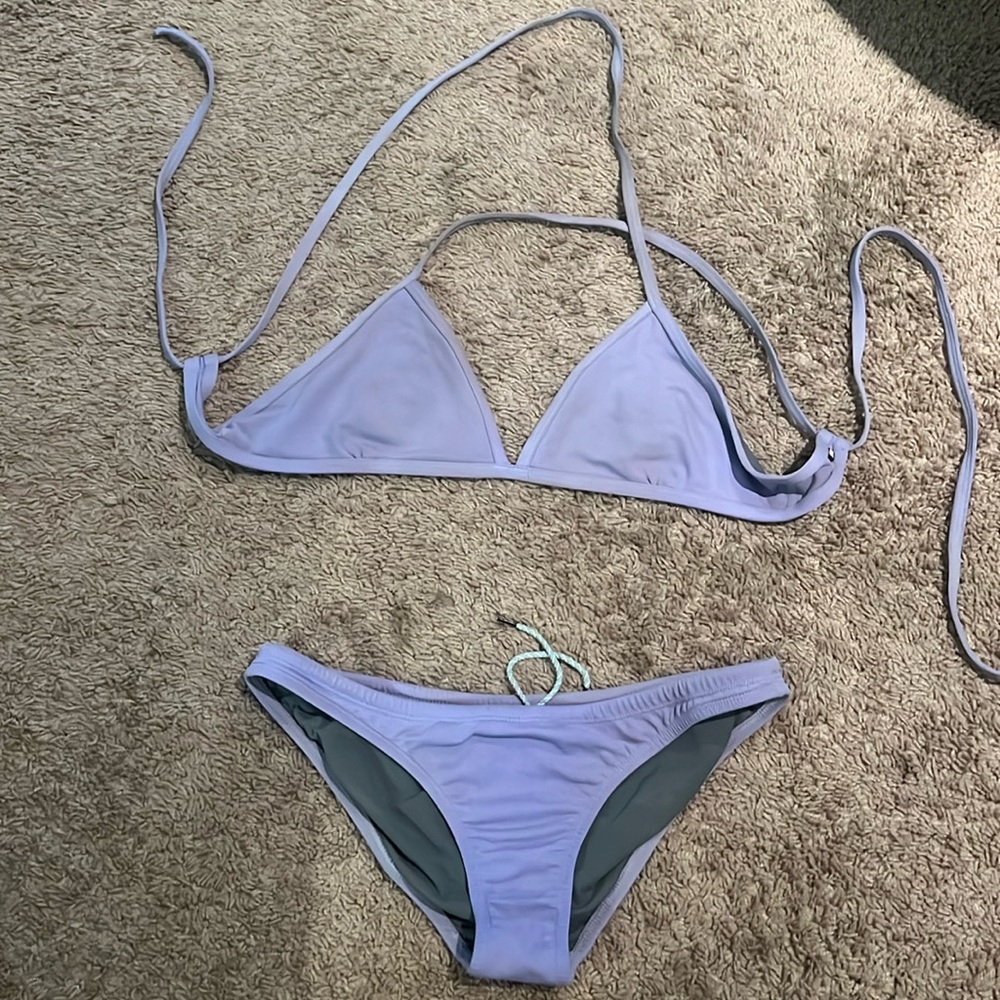 XL Jolyn Triange Top and Bali Bottom in Lavender